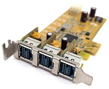 Dell Sunix 08R06D 3-Port Powered USB POS PCIe Card PUB0300XL Low Profile 3x12V picture