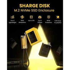 SHARGE Disk M.2 NVMe SSD Enclosure WIth Cooling System 10 Gbps USB C picture