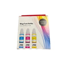 Canon Genuine MegaTank Refills 290 Cyan Magenta Yellow Ink Cartridges Color picture