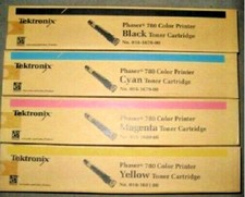 4 Genuine Toner Xerox Tektronix Phaser 780 / 016-1678-00 1679-00 1980-00 168100 picture