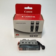 (3 Total inks) Canon PGI-225 PGBK 2-Pack & CLI-226 BK Single Ink Cartridges, NEW picture