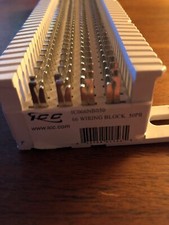 1 - 50-Pair 66 Wiring Block Patch Panel Punch Down Data Voice IC066NBC50 picture