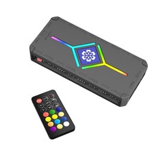 RGB Fan Hub Splitter w/Remote for ASUS MSI Gigabyte ASRock Motherboard Sync picture
