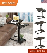 Versatile Adjustable Laptop Stand with Ergonomic Design & Portable Wheels picture