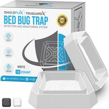 TruGuard X Bed Bug Interceptors 12 Pack Eco Friendly Bed Leg Traps Insect Detect picture