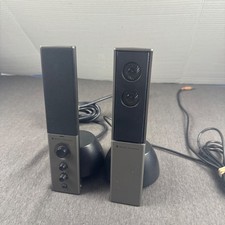 Altec Lansing VS4121 Computer Speakers Left and Right Satellites Grey Black picture