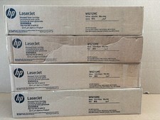 4 Genuine HP LaserJet MFP E78323,  E78325 Yellow & Black Toners W9210MC, W9212MC picture