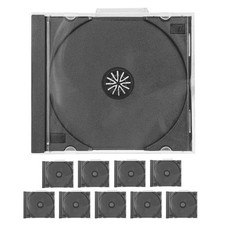 10 Pcs Vinyl Record Moving Boxes Dvd Storage Case CD Holders for Home picture