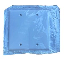 🔥5 Units ~ Leviton 88025 2-Gang Blank Wallplate (Standard Size) Thermoset 🔥 picture