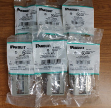 Panduit - CFFPL4IG - Mini-Com Four Position C Furniture Faceplate - LOT of 6 picture