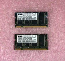 2 X 256MB PROMOS DDR-333 PC2700  NON-ECC SODIMM MEMORY RAM - V826632B24SCIW-C0 picture