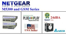 1x Quiet Replacement Fan for Netgear M5300 and GSM Series picture