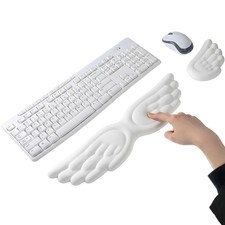 Angel Wing Wrist Rest Set of 2, Cloud Keyboard Mouse Wrist Support Ergonomic ... picture
