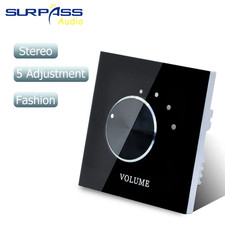 Acrylic Stereo Tuning Control 5 Adjustment Volume Up 2 Channel Fixed Resistance  picture