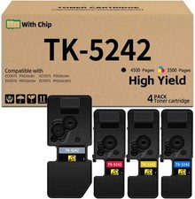 TK5242 Toner CHIP Compatible With Kyocera 4-Pack BCMY Leming picture