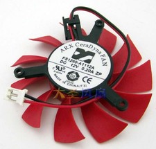 Graphics Card Fan FS1260-A1112A 12V 0.20A For GAINWARD GT220 Red Feather Edi picture