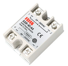 SSR40AA 1PCS Brand New FOTEK SSR-40AA 40A Soild State Relay 24-380VAC 80-250VAC picture