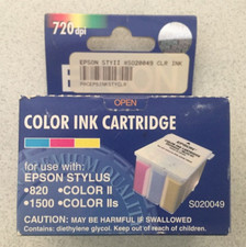 New EPSON S020049 Color Ink Cartridge,Open Wrapper Sealed Cartridge picture