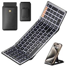 ProtoArc Backlit Foldable Keyboard, XK01 Plus Folding Portable Bluetooth Keyb... picture