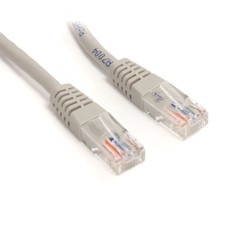 Startech M45PATCH25GR 25ft Gray Cat5e UTP Patch Cable RJ45 M-F picture