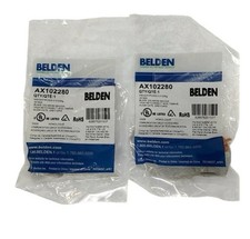 Beiden Category 6A 10G AX102280 Modular Jack RJ45, KeyConnect, Cat6 (Lot of 2) picture