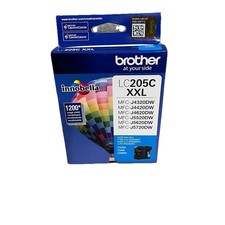 Genuine Brother LC205C XXL Innobella High-Yield Ink, CYAN Expired 05/2022 NEW picture