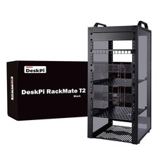 GeeekPi 12U Network Rack, 10 inch Mini Server Rack for Network, Black picture
