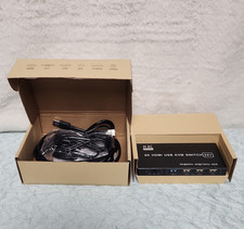 8K Ultra HD HDMI USB 3.0 KVM Switch Box 2x1 Dual PC 1 HDMI Out Black picture