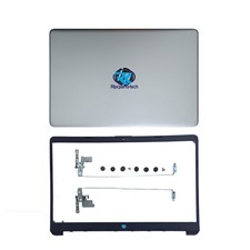For HP 15S-DU 15-DY 15-DW LCD Back Cover Hinge Cap Front Bezel L52012-001 Silver picture