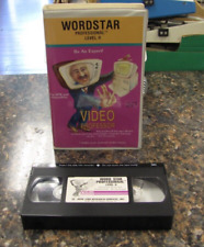 Vintage Video Professor WORDSTAR Professional Level II VHS Cassette - DR20 picture