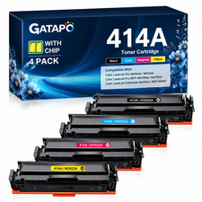 414A W2020A 4 Pack Toner Cartridges with chips Compatible for M454dn M479 M455dn picture