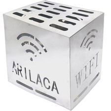 Large WiFi Router Cover Shielding E m f Blocker for 1B, Silver  picture