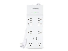 CyberPower CSP806UC18W Home and Office 8 - Outlet Surge Protector with 2400 J picture