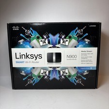 Linksys EA4500 N900 Dual-Band Wi-Fi Router, 900 Mbps, USB, 4 LAN Ports picture