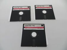 QUATTRO PRO Version 4.0 5.25