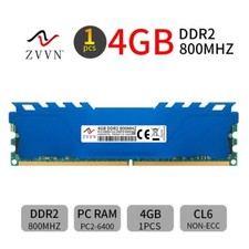 ZVVN 4GB DDR2 800MHz PC2-6400U 2Rx8 240Pin CL6 DIMM intel Desktop PC Memory RAM picture