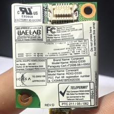 Conexant 56K Mini PCI Modem Card RD02-D330 w/ RJ-11 DSL/Phone Cable picture
