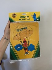 Vintage 1998 Crayola Crayon Mousepad Computer Mouse Pad picture