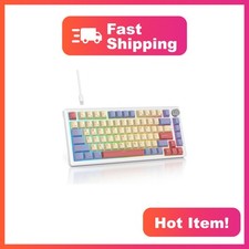 SbocKeeb 75% Keyboard Cotton Candy/White Switch picture