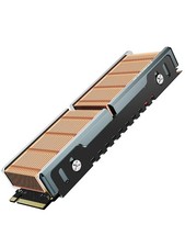 Copper M.2 HeatSink, Passive Nvme SSD Heatsinks with Copper Fins - Finscold Q80 picture