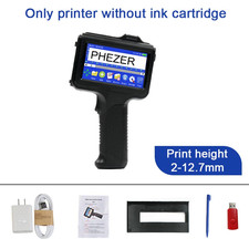 For Hp  12.7mm Portable P19 Handheld Inkjet Printer Three Colors Printer QR Bar  picture