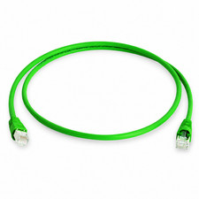 Telegärtner 100009121 Cat6A RJ45 S/FTP Shielded LSZH Patch Cable Green 50m picture