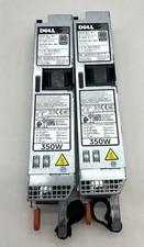 Lot of (2) Dell R320 R420 Power Supply 350W L350E-S1 Y8Y65 0Y8Y65 P7GV4 09WR03 picture