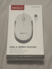 Macally Silent Wired Mouse - NEW Compact USB Mouse for Apple Mac or Windows picture
