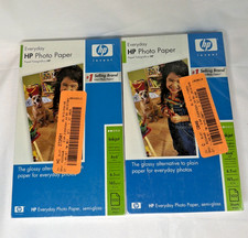 2 HP Everyday Photo Paper 4x6 Semi-Gloss 100 Sheets/Pack 200 Sheets Total picture