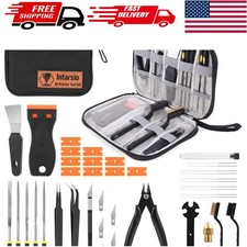 Comprehensive 3D Printer Tool Kit with Nozzle Cleaners & Scrapers - 34 Pieces picture