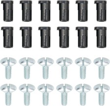 12Pcs Center Caps & 12Pcs Screws Kits Compatible with Bronco F150 Van,560-3026 picture
