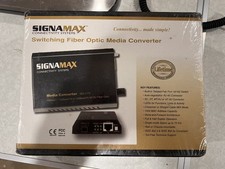 SignaMax FO 065 1100 Switching Fiber Optic Media Converter Switch Box Module NEW picture