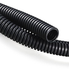 20ft 1/4 Wire Loom Split Tubing Auto Wire Conduit Flexible Cover | High Tempera picture