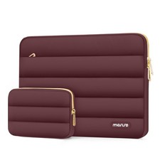 MOSISO Laptop Case 13.3 inch,13-13.3 inch Puffy inch, Wine Red picture